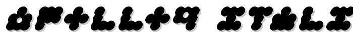 Apollo9 Italic font
